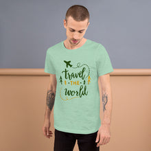 Load image into Gallery viewer, TRAVEL THE WORLD Short-Sleeve Unisex T-Shirt
