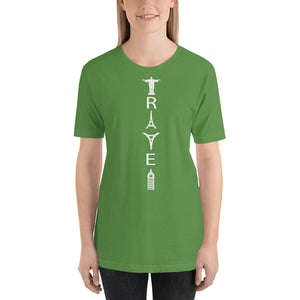 TRAVEL WORD MONUMENTS Short-Sleeve Unisex T-Shirt