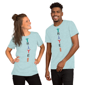 TRAVEL MONUMENTS SHAPE Short-Sleeve Unisex T-Shirt