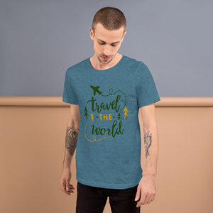 TRAVEL THE WORLD Short-Sleeve Unisex T-Shirt