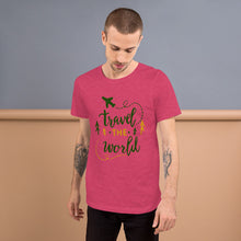 Load image into Gallery viewer, TRAVEL THE WORLD Short-Sleeve Unisex T-Shirt
