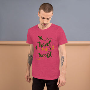 TRAVEL THE WORLD Short-Sleeve Unisex T-Shirt