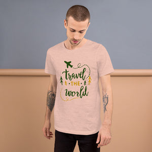 TRAVEL THE WORLD Short-Sleeve Unisex T-Shirt