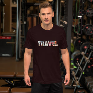 TRAVEL WORD Short-Sleeve Unisex T-Shirt