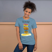 Load image into Gallery viewer, TRAVEL IS A MATTER OF COURAGE Short-Sleeve Unisex T-Shirt
