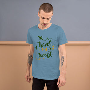 TRAVEL THE WORLD Short-Sleeve Unisex T-Shirt